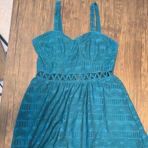 Xilaration teen dress waist cutouts